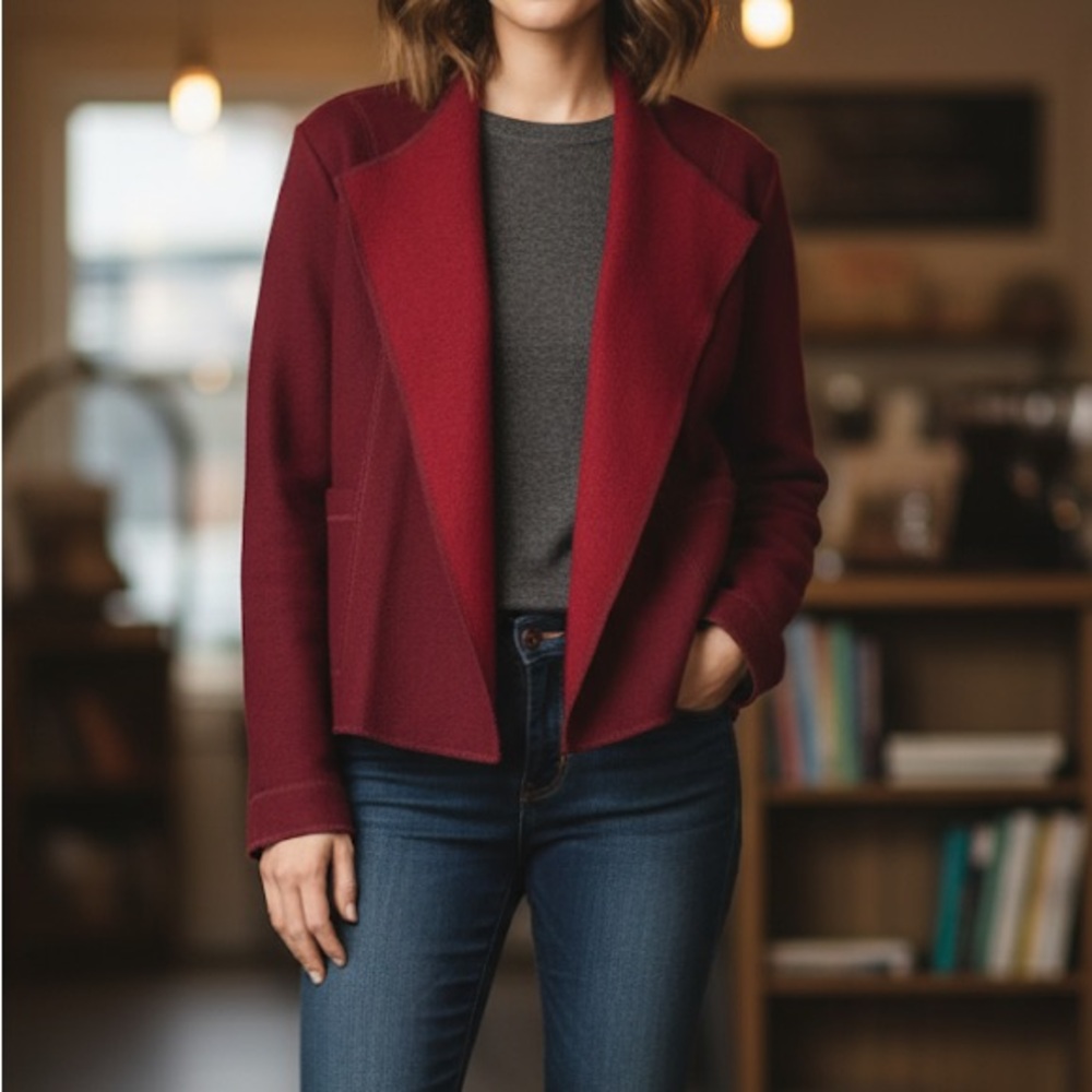 OLSEN Wool Open Blazer / Jacket
